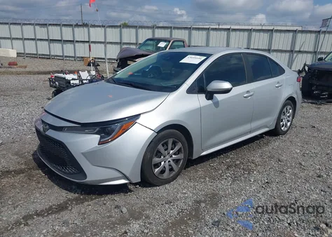 2022 Toyota Corolla Le z USA, uszkodzony, nr VIN 5YFEPMAE4NP298620
